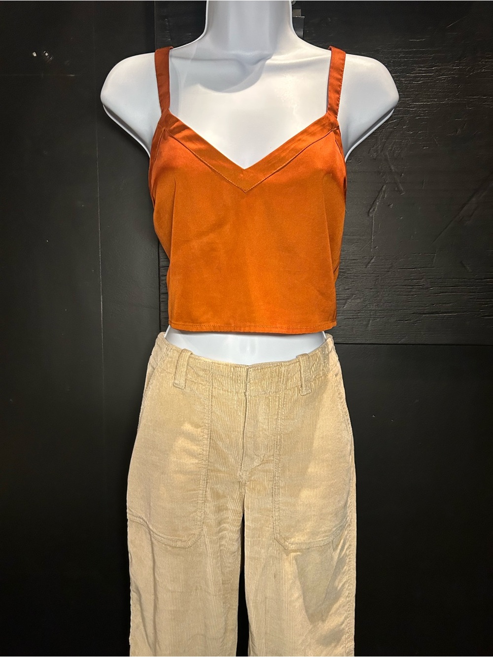 Banana Republic Tan Corduroy Capri Pants